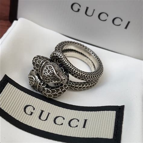 gucci thumb ring womens|gucci snake ring women's.